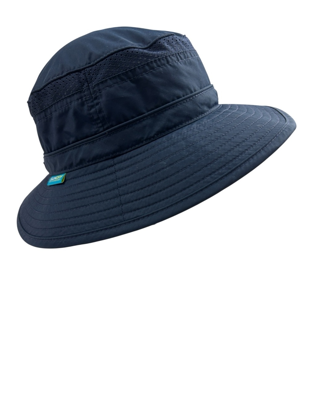 Sunday Afternoons Kids Navy Blue Bucket Sun Hat Size Large (6-12yrs)